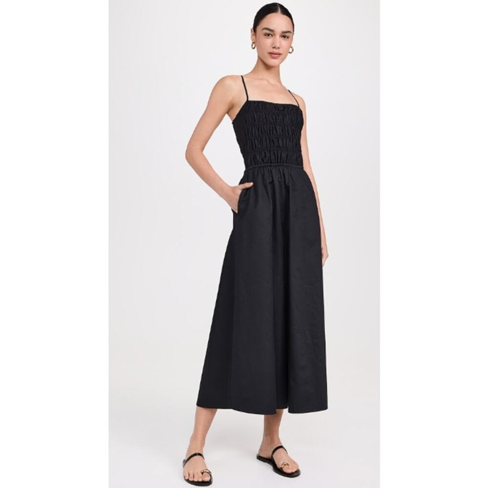 NWT Solid & Striped The Delta Dress Blackout Open Back Midi Sz XS $248 - Picture 4 of 11